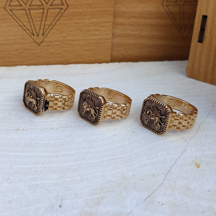 انگشتر مردانه شیر و خورشید