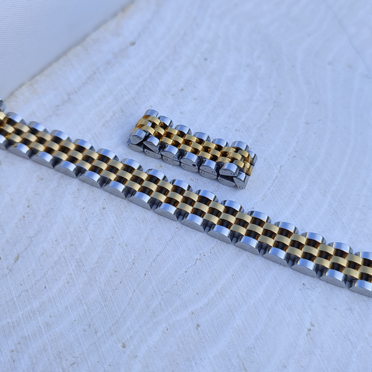 خرید ست دستبند و انگشتر مردانه طلایی نقره ای