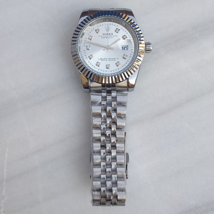 خرید ساعت رولکس نقره ای مردانه