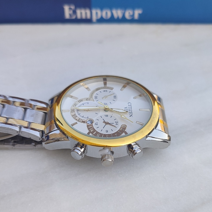 خرید ساعت مردانه صفحه بزرگ بند فلزی