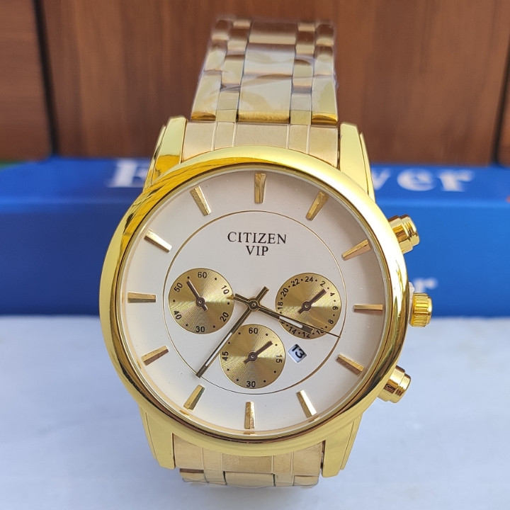 خرید ساعت سیتیزن مردانه طلایی