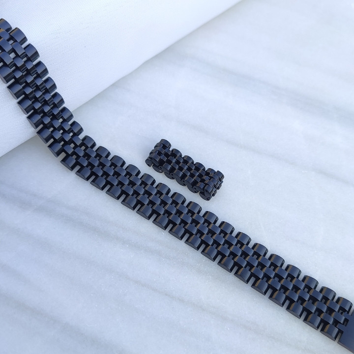 خرید ست دستبند و انگشتر استیل مردانه رنگ ثابت