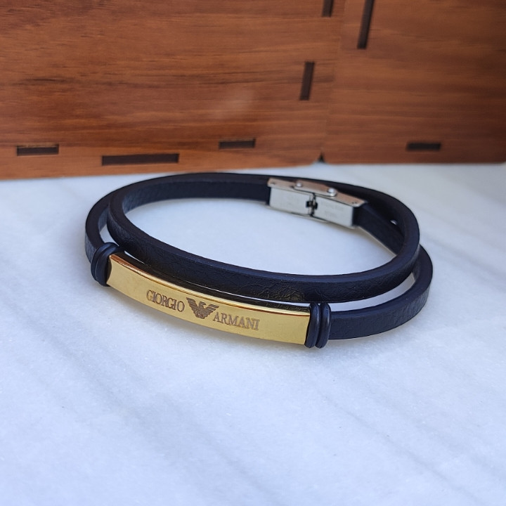 خرید دستبند چرمی چند دور