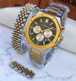 ست ساعت دستبند انگشتر مردانه شیک