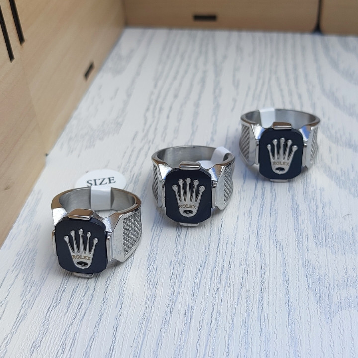 انگشتر استیل مردانه رولکس رنگ ثابت