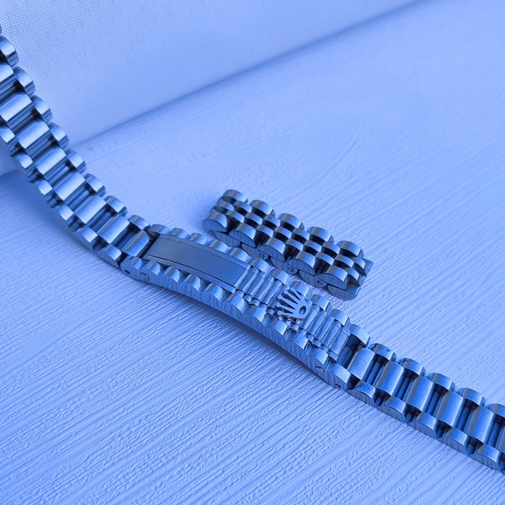 خرید ست دستبند و انگشتر مردانه رولکس نقره ای