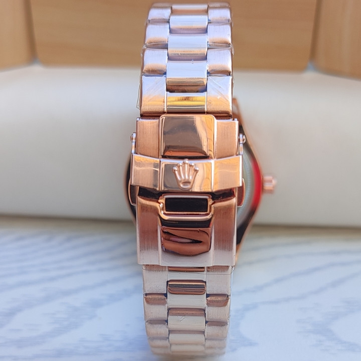 خرید ساعت استیل مردانه رولکس رزگلد