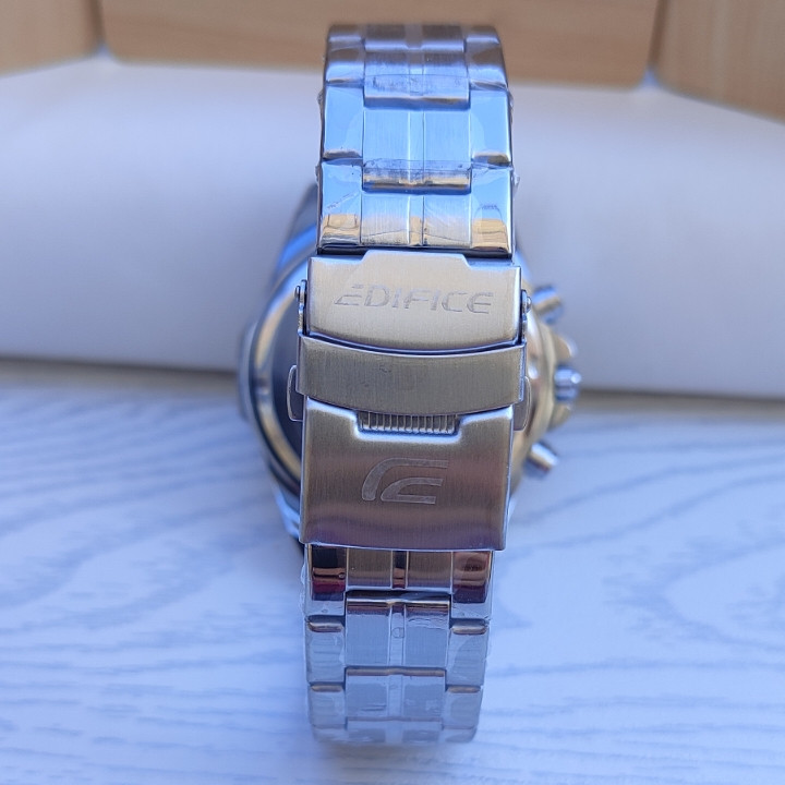 خرید ساعت استیل مردانه نقره ای سه موتور کاسیو