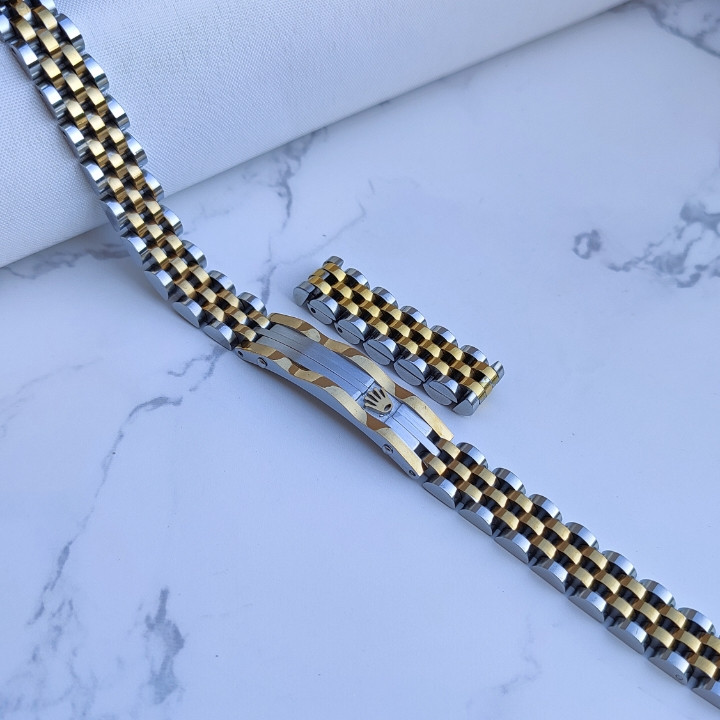 خرید دستبند استیل مردانه رولکس رنگ ثابت