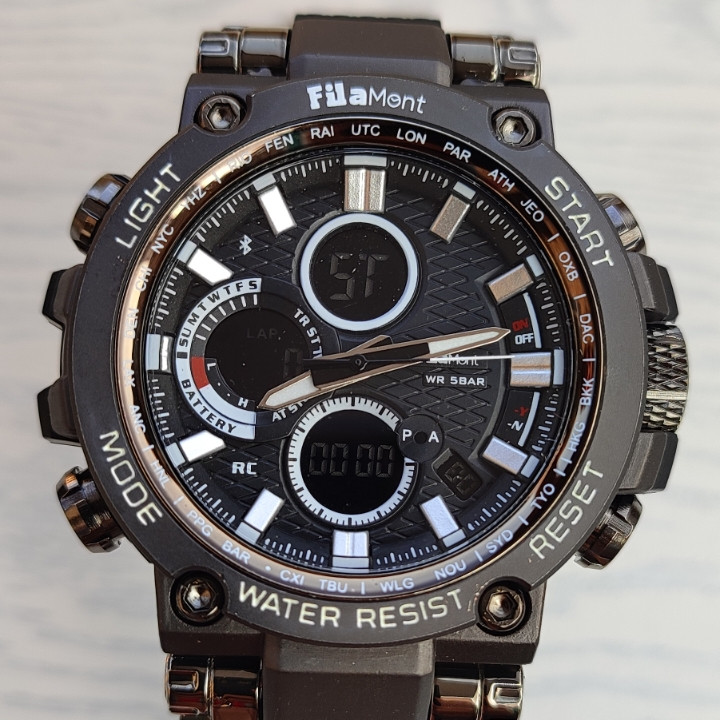 خرید ساعت فیلامونت مردانه ضدآب دو زمانه