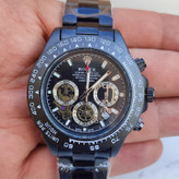 خرید ساعت رولکس مردانه مشکی سه موتور