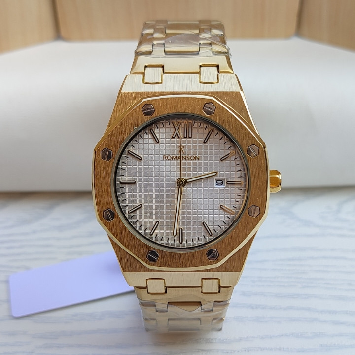 خرید ساعت طلایی مردانه استیل قیمت مناسب برای کادو تولد