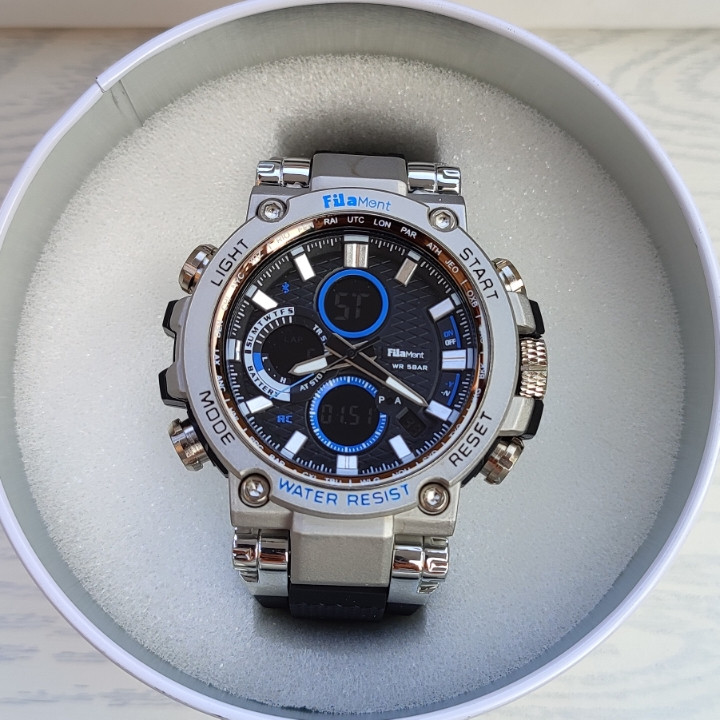 ساعت مردانه filamont دو زمانه ضدآب