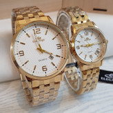 ست ساعت دخترانه پسرانه طلایی استیل