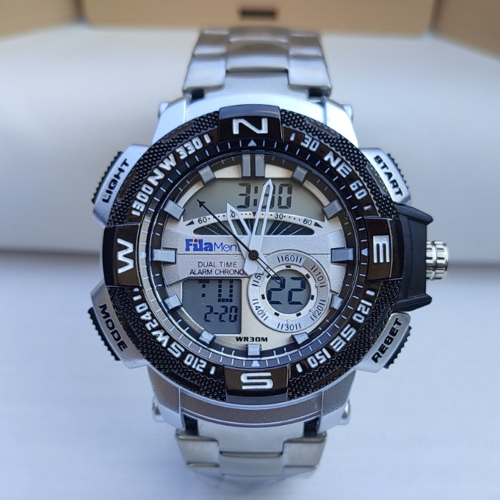 خرید ساعت عقربه ای دیجیتالی مردانه ضدآب