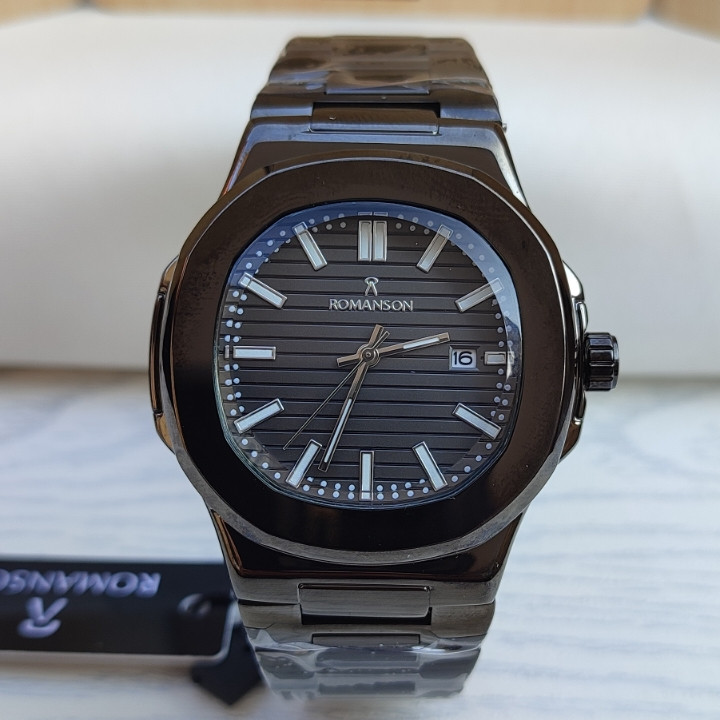 خرید ساعت مشکی مردانه استیل رنگ ثابت