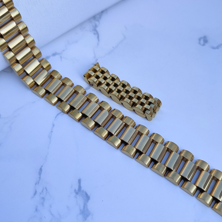 خرید ست دستبند و انگشتر پسرانه رولکس طلایی رنگ ثابت