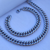 خرید ست کارتیر مردانه نقره ای رنگ ثابت