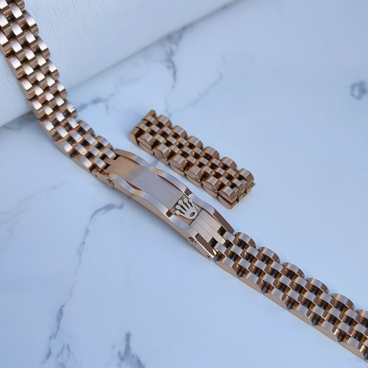 خرید ست رولکس مردانه رزگلد استیل رنگ ثابت