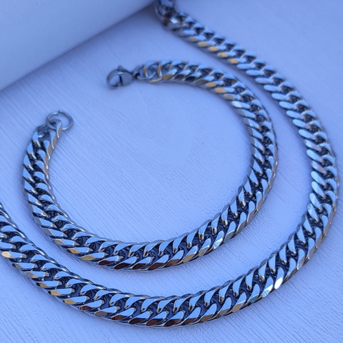 خرید ست کارتیه مردانه نقره ای استیل رنگ ثابت