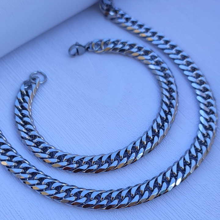 خرید ست کارتیه مردانه نقره ای استیل رنگ ثابت