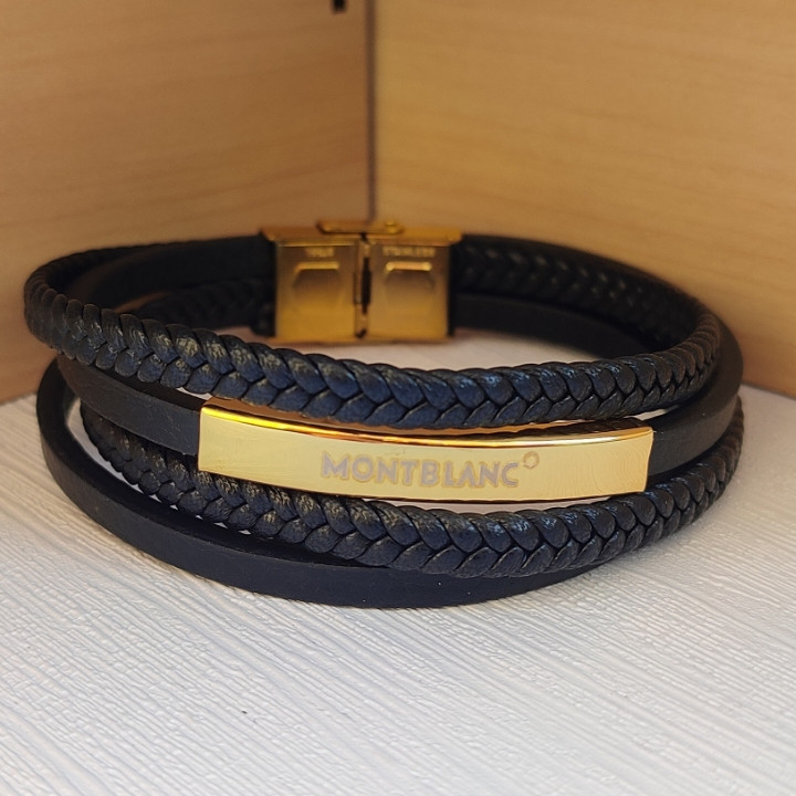 خرید دستبند چرمی پسرانه چند دور