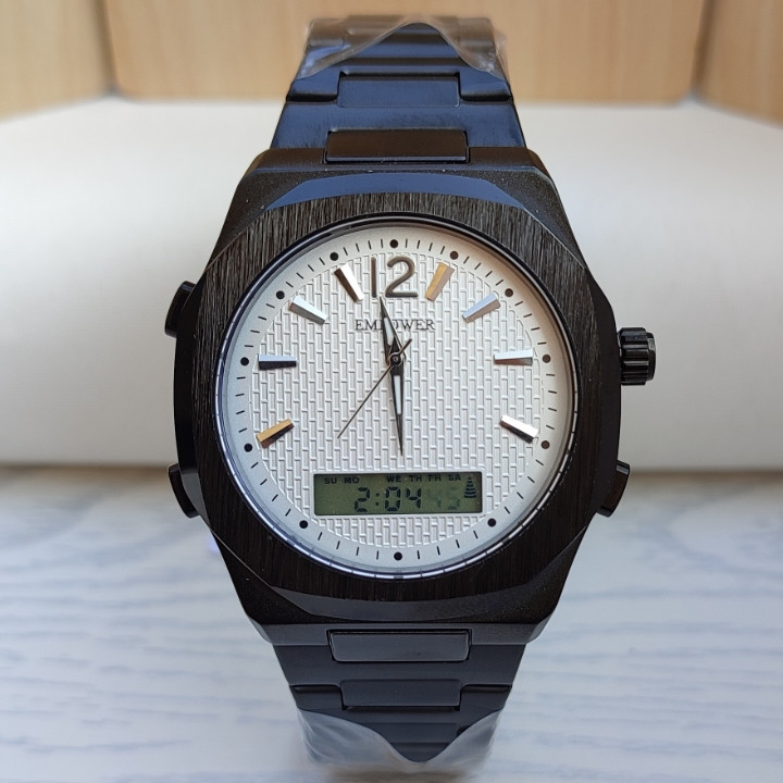 ساعت امپاور پسرانه دو زمانه مشکی