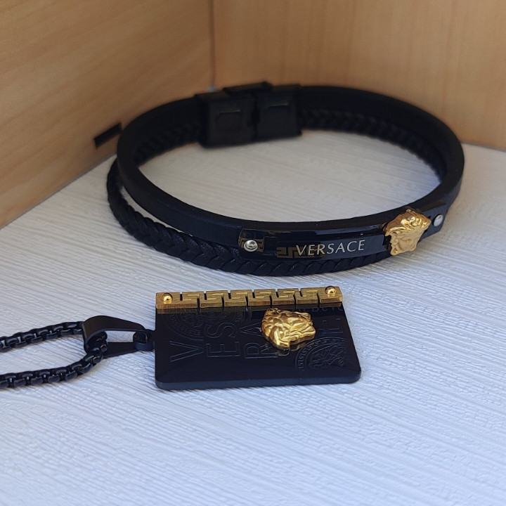 خرید ست دستبند و گردنبند دخترانه ورساچه