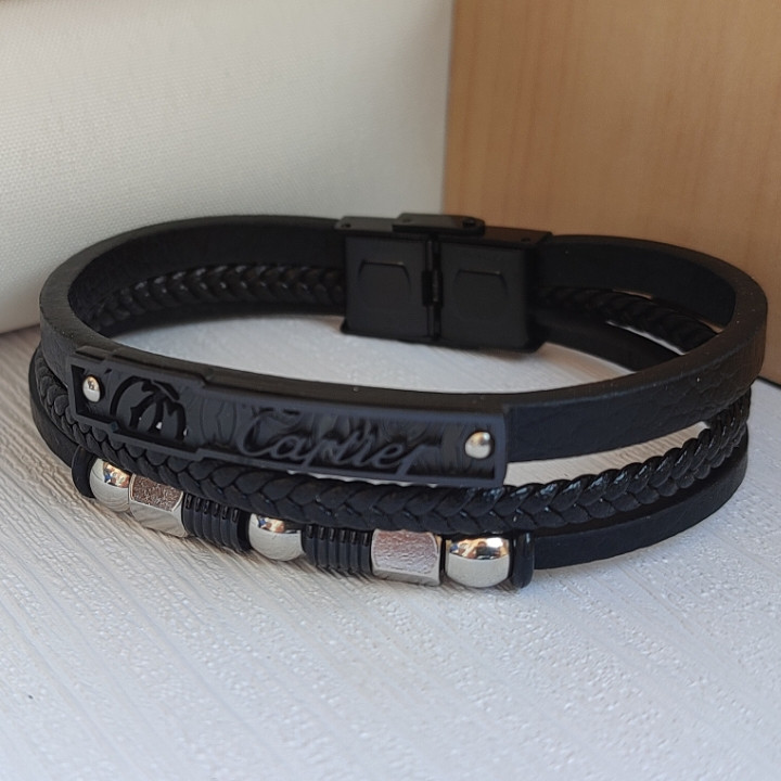 خرید دستبند چرمی پسرانه کارتیر چند دور