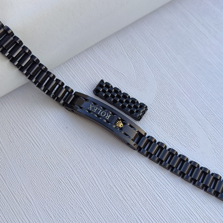 خرید دستبند رولکس مشکی مردانه استیا رنگ ثابت
