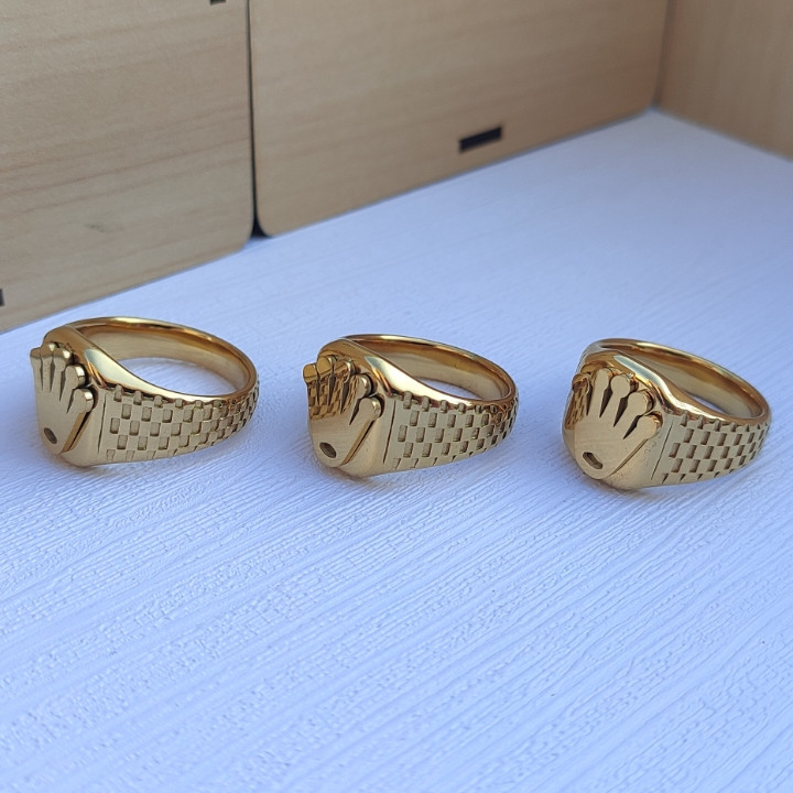 خرید انگشتر طلایی مردانه شیک ارزان