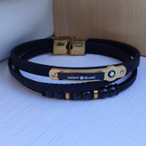 خرید دستبند مردانه چرمی پهن