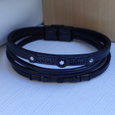 خرید دستبند پسرانه چرمی پهن