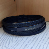 خرید دستبند چرمی مونت بلانک چهار دور مردانه
