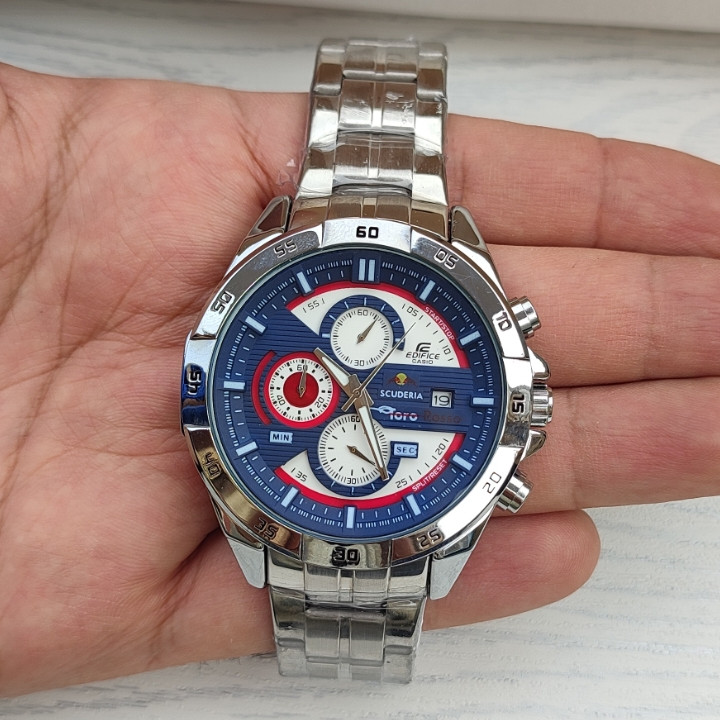 خرید ساعت کاسیو مردانه نقره ای استیل