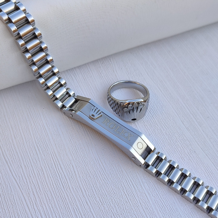 خرید انگشتر و دستبند مردانه ست