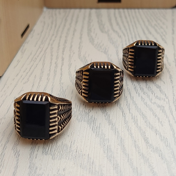 خرید انگشتر مردانه نگین دار