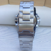 خرید ساعت مردانه دو زمانه نقره ای ضدآب