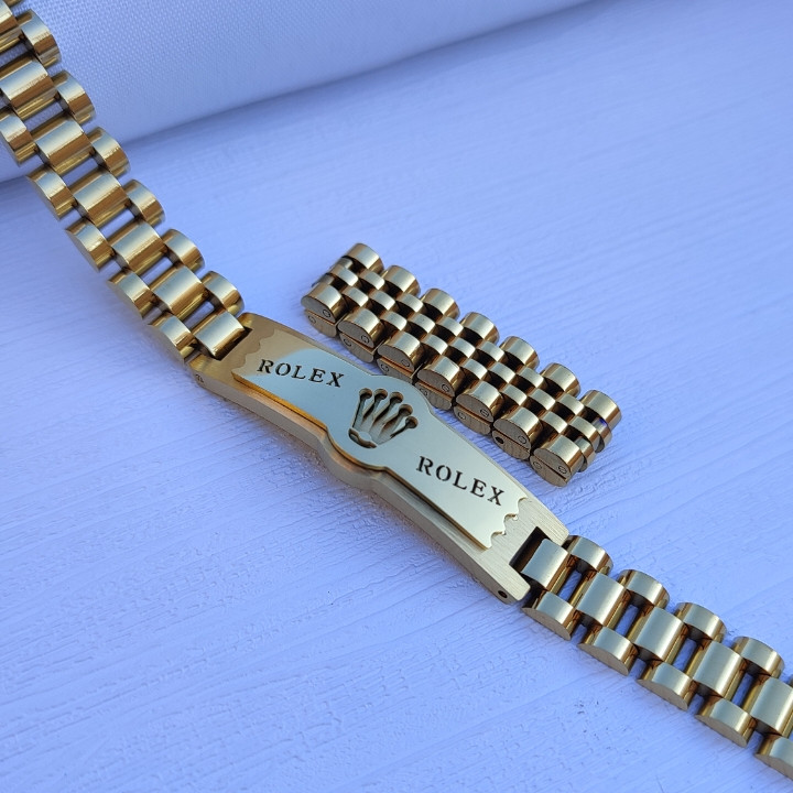 خرید ست دستبند و انگشتر مردانه طلایی رنگ ثابت