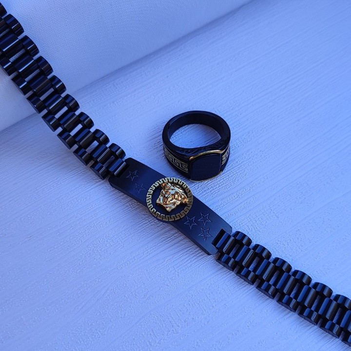 خرید بدلیجات مردانه مشکی رنگ ثابت