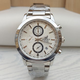 خرید ساعت سه موتور مردانه شیک نقره ای