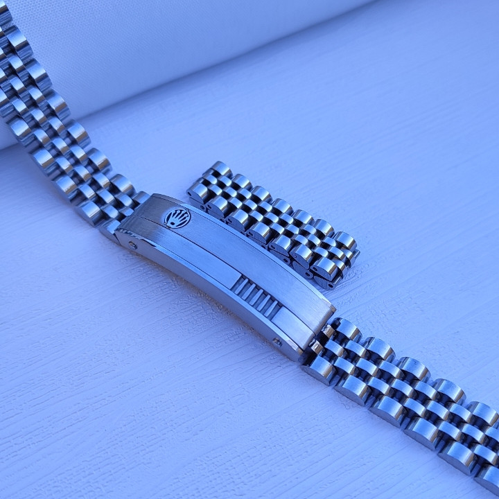 خرید دستبند مردانه استیل رنگ ثابت رولکس