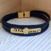 خرید دستبند ورساچه چرمی شیک