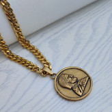 گردنبند کوروش کبیر استیل رنگ ثابت