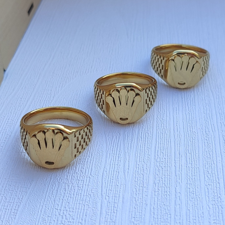 خرید انگشتر طلایی مردانه رنگ ثابت