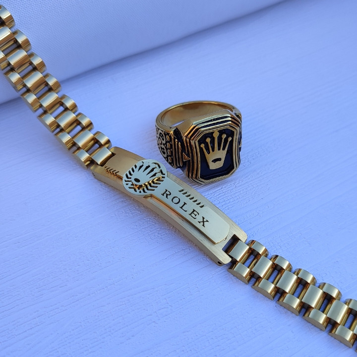 خرید دستبند طلایی مردانه شیک