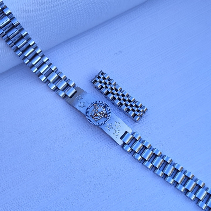 خرید دستبند نقره ای مردانه رنگ ثابت