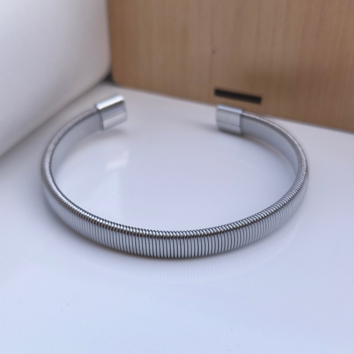 خرید بنگل پسرانه رنگ ثابت استیل