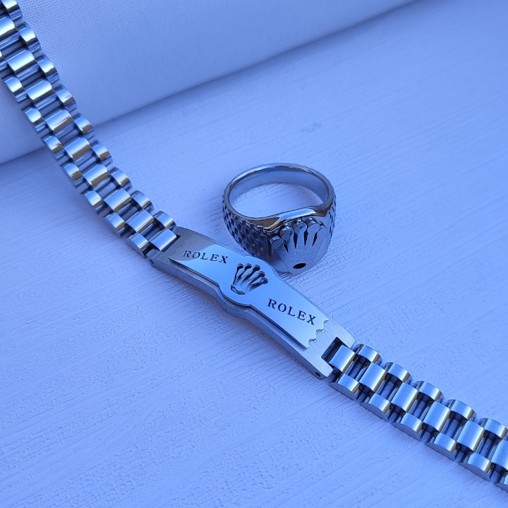 خرید دستبند و انگشتر مردانه ست