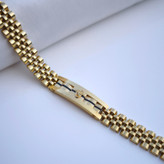 خرید دستبند مردانه رولکس طلایی رنگ ثابت